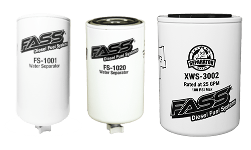 FASS DIESEL FUEL SYSTEMS Water Separator Filters